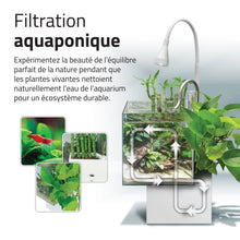 Charger l'image dans la galerie, Aquarium équipé Fluval Kühl pour l’aménagement miniature et aquaponie, 8 L (2,1 gal US), blanc