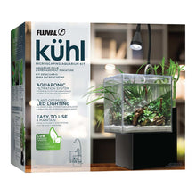 Charger l'image dans la galerie, Aquarium équipé Fluval Kühl pour l’aménagement miniature et aquaponie, 8 L (2,1 gal US), noir