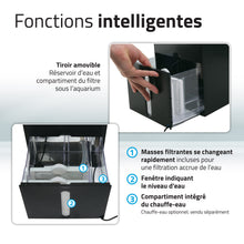 Charger l'image dans la galerie, Aquarium équipé Fluval Kühl pour l’aménagement miniature et aquaponie, 8 L (2,1 gal US), noir