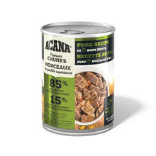Charger l'image dans la galerie, Conserve pour chien ACANA Recette au porc avec bouillon d’os