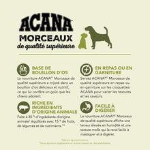 Charger l'image dans la galerie, Conserve pour chien ACANA Recette au porc avec bouillon d’os