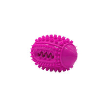 Charger l'image dans la galerie, Bud'z Jouet en caoutchouc pour chien - Ballon de football - Rose - 15 cm