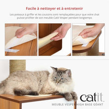 Charger l'image dans la galerie, Meuble Catit Vesper Base Géante - Noyer - 89 x 64 x 133 cm