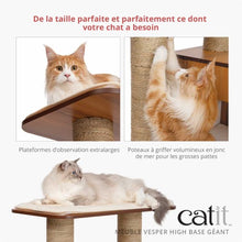 Charger l'image dans la galerie, Meuble Catit Vesper Base Géante - Noyer - 89 x 64 x 133 cm
