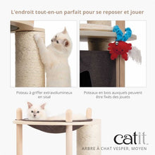 Charger l'image dans la galerie, Arbre à chat Catit Vesper - Moyen - 72 x 57,5 x 124,5 cm (28,3 x 22,6 x 49 po)