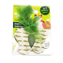 Charger l'image dans la galerie, Define Planet Jouet pour chat - Papillon de plumes sur paille