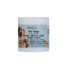 Charger l'image dans la galerie, Dexypaws Lingettes doigt pour chien - Soins des yeux, oreilles & nez - Sans parfum