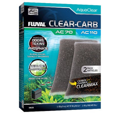 Charger l'image dans la galerie, Fluval Masses filtrantes Clear-Carb pour filtre à moteur AC70/AC110 AquaClear - 310 gr - Paquet de 2