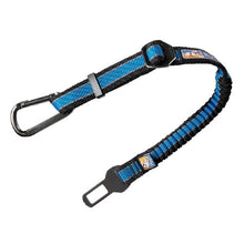 Charger l'image dans la galerie, Kurgo Crochet de sécurité Bungee, S'attache directement à la ceinture de sécurité, Bleue