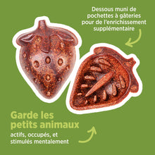 Charger l'image dans la galerie, Living World Jouet à mâcher comestible - Fraises - Rouges - Paquet de 3 - 81 gr (2,8 oz)