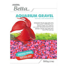 Charger l'image dans la galerie, Gravier Marina Betta - Rose, rouge et violet - 500 gr (1,1 lb)