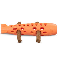 Charger l'image dans la galerie, Messy Mutts ''Totally Pooched, Stuff N'chew'' Jouet fusée pour chien - Orange
