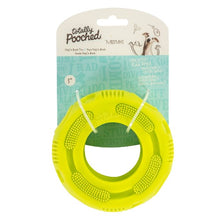 Charger l'image dans la galerie, Messy Mutts "Totally Pooched, Stuff 'n Brush" Jouet Pneu en caoutchouc pour chien, Vert