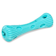 Charger l'image dans la galerie, Messy Mutts "Totally Pooched, Stuff 'n Brush" Jouet bâton en caoutchouc pour chien, Bleu