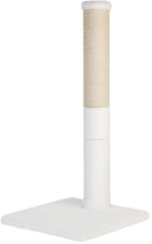 Charger l'image dans la galerie, Noba Evolution - 4 en 1 Griffoir Évolutif - Fausse fourrure blanche / Corde beige naturelle