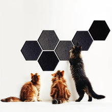 Charger l'image dans la galerie, Noba Griffoir Mural – Hexagone – Noir (3 unités)