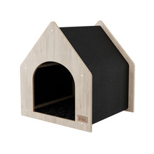 Charger l'image dans la galerie, Noba Origin Le Chalet Noba - Maison griffable pour chat - Noir