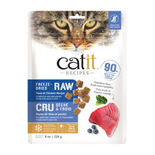 Charger l'image dans la galerie, Nourriture Recettes Catit cru séché à froid - Thon et poulet - 226 gr