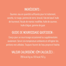 Charger l'image dans la galerie, Nutrience garnitures Style maison pour chiens - Saumon et riz rouge - 152 gr