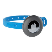 Charger l'image dans la galerie, Nuvuq Collier ajustable avec attache de sécurité pour chat - Bleu - Avec étui pour "Airtag" gris