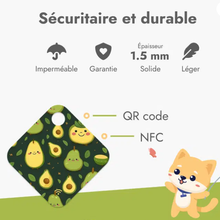Charger l'image dans la galerie, Marengo, Médaille d'identification intelligente pour chien et chat-Motif avocat