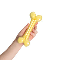 Charger l'image dans la galerie, Os Duo Zeus, parfum de noix de coco, jaune, 18 cm (7 po)