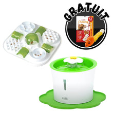 Charger l'image dans la galerie, Catit abreuvoir avec fleur 3 Litres avec napperon et bol interactif + CADEAUX