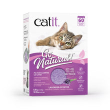 Charger l'image dans la galerie, Catit Litière agglomérante Go Natural! - Cosses de pois - Parfum de lavande - Boîte de 14 L