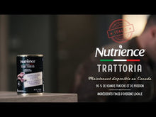 Charger et lire la vidéo dans la visionneuse de la Galerie, Conserve pour chat Nutrience Trattoria 85gr - Pâté avec saumon