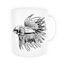 Charger l'image dans la galerie, Tasse en céramique-Thème animaux-Betta Crown Tail
