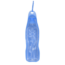 Charger l'image dans la galerie, Distributeur d’eau portatif avec bouteille à eau de 500 ml, bleu – Dogit