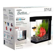 Charger l'image dans la galerie, Aquarium Style Marina pour betta, noir, 3,7 L (1 gal US) - Boutique Le Jardin Des Animaux -AquariumBoutique Le Jardin Des Animaux13367