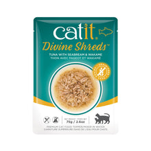 Charger l'image dans la galerie, Garniture Divine Shreds pour chats, Thon avec pageot et wakamé, 75 g - Boutique Le Jardin Des Animaux -Gâterie pour chatBoutique Le Jardin Des Animaux44685