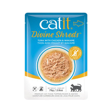Charger l'image dans la galerie, Garniture Divine Shreds pour chats, Thon avec poulet et wakamé, 75 g - Boutique Le Jardin Des Animaux -Gâterie pour chatBoutique Le Jardin Des Animaux44688