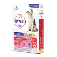 Charger l'image dans la galerie, K9 Praventa 360 traitement contre les puces et les tiques pour chiens de grande taille, 11 kg à 25 kg, 3 ou 6 tubes - Boutique Le Jardin Des Animaux -anti-parasitaire pour chatBoutique Le Jardin Des Animaux73862