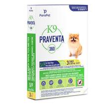 Charger l'image dans la galerie, K9 Praventa 360 traitement contre les puces et les tiques pour chiens de petite taille jusqu’à 4,5 kg, 3 ou 6 tubes - Boutique Le Jardin Des Animaux -anti-parasitaire pour chatBoutique Le Jardin Des Animaux73860