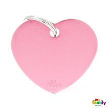 Charger l'image dans la galerie, Médaille collection basic, COEUR GRAND, couleurs variées - Boutique Le Jardin Des Animaux -médailleBoutique Le Jardin Des Animaux