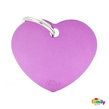 Charger l'image dans la galerie, Médaille collection basic, COEUR GRAND, couleurs variées - Boutique Le Jardin Des Animaux -médailleBoutique Le Jardin Des Animaux
