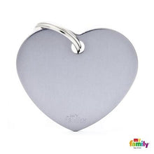 Charger l'image dans la galerie, Médaille collection basic, COEUR GRAND, couleurs variées - Boutique Le Jardin Des Animaux -médailleBoutique Le Jardin Des Animaux