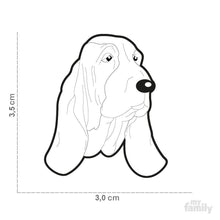 Charger l'image dans la galerie, Médaille pour chien collection Friends, BASSET, Couleurs variées - Boutique Le Jardin Des Animaux -médailleBoutique Le Jardin Des AnimauxMF02