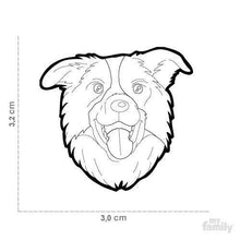 Charger l'image dans la galerie, Médaille pour chien collection Friends, BORDER COLLIE - Boutique Le Jardin Des Animaux -médailleBoutique Le Jardin Des AnimauxMF03N