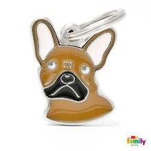 Charger l'image dans la galerie, Médaille pour chien collection Friends, BOULEDOGUE FRANÇAIS, Couleurs variées - Boutique Le Jardin Des Animaux -médailleBoutique Le Jardin Des AnimauxMF24BROWN