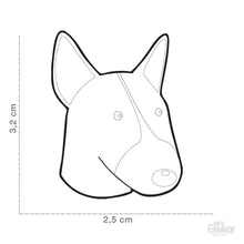 Charger l'image dans la galerie, Médaille pour chien collection Friends, BULL TERRIER, Couleurs variées - Boutique Le Jardin Des Animaux -médailleBoutique Le Jardin Des AnimauxMF21BROWN