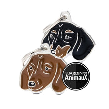 Charger l'image dans la galerie, Médaille pour chien collection Friends, TECKELL, Couleurs variées - Boutique Le Jardin Des Animaux -médailleBoutique Le Jardin Des AnimauxMF19NBROWN