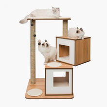 Charger l'image dans la galerie, Meuble Double Vesper, arbre à chat - Boutique Le Jardin Des Animaux -Griffoir, meuble et litBoutique Le Jardin Des Animaux52074