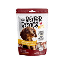 Charger l'image dans la galerie, Zeus Better Bones - Os arôme de poulet, mini, paquet de 12 - Boutique Le Jardin Des Animaux -Gâterie pour chienBoutique Le Jardin Des Animaux92741