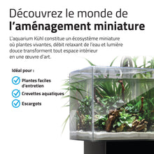 Charger l'image dans la galerie, Aquarium équipé Fluval Kühl pour l’aménagement miniature et aquaponie, 8 L (2,1 gal US), noir
