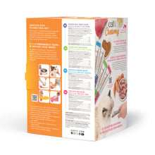 Charger l'image dans la galerie, Paquet festif de gâteries Catit Creamy pour chats, assortiment avec cuillère, 50 x 15 g
