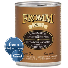 Charger l'image dans la galerie, Conserve pour chien FROMM - Caisse de 12- PÂTÉ À LA DINDE, CANARD ET POMME DE TERRE DOUCE Sans Grains
