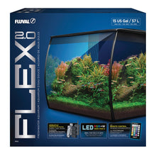 Charger l'image dans la galerie, Aquarium équipé Flex 2.0 Fluval - 57 L (15 gal US)
